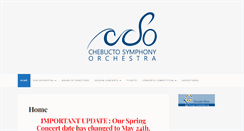 Desktop Screenshot of chebuctosymphony.ca